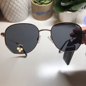 Quay Australia Big Time Polarized Sunglasses NWT